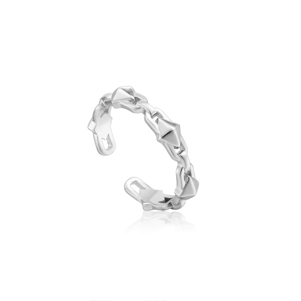 ANIA HAIE R025-02H RING ZILVER ZILVERKLEURIG ADJUSTABLE ONE SIZE