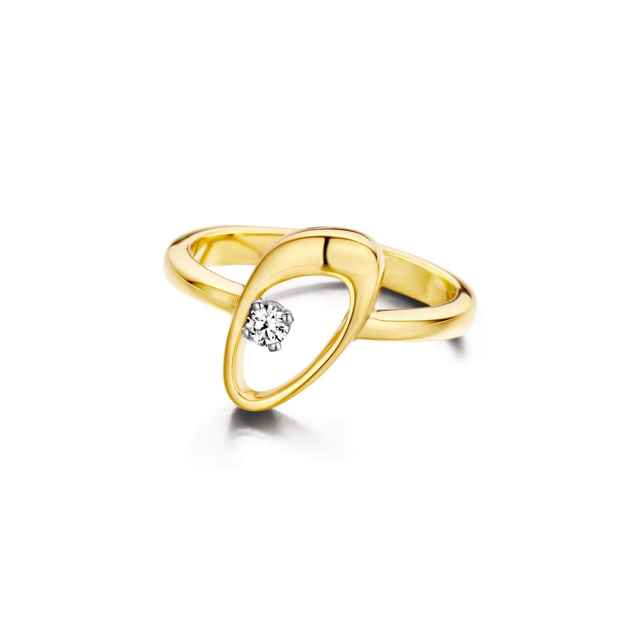 Ring gemaakt met oud goud