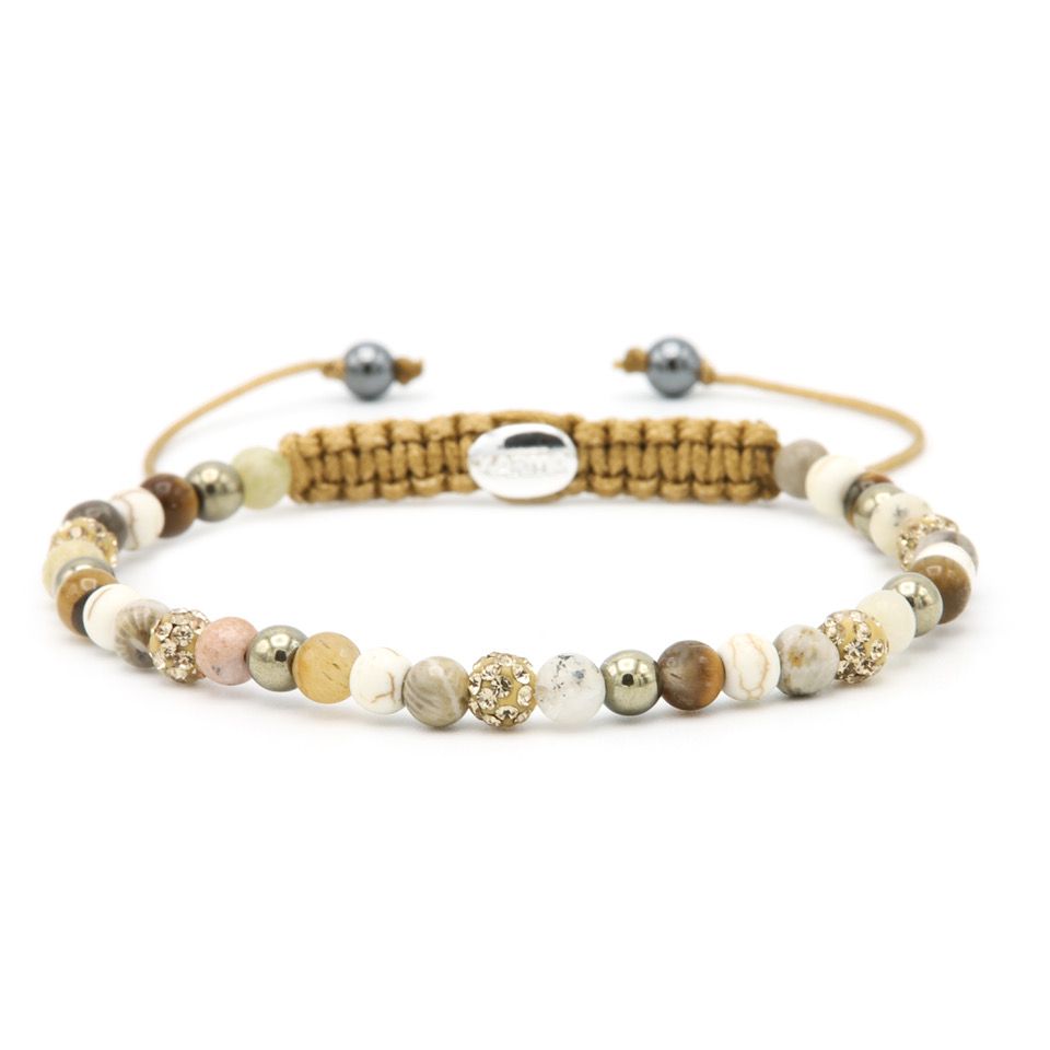 Karma armband Spiral Clear as Day xxs (gold crystal) 84414