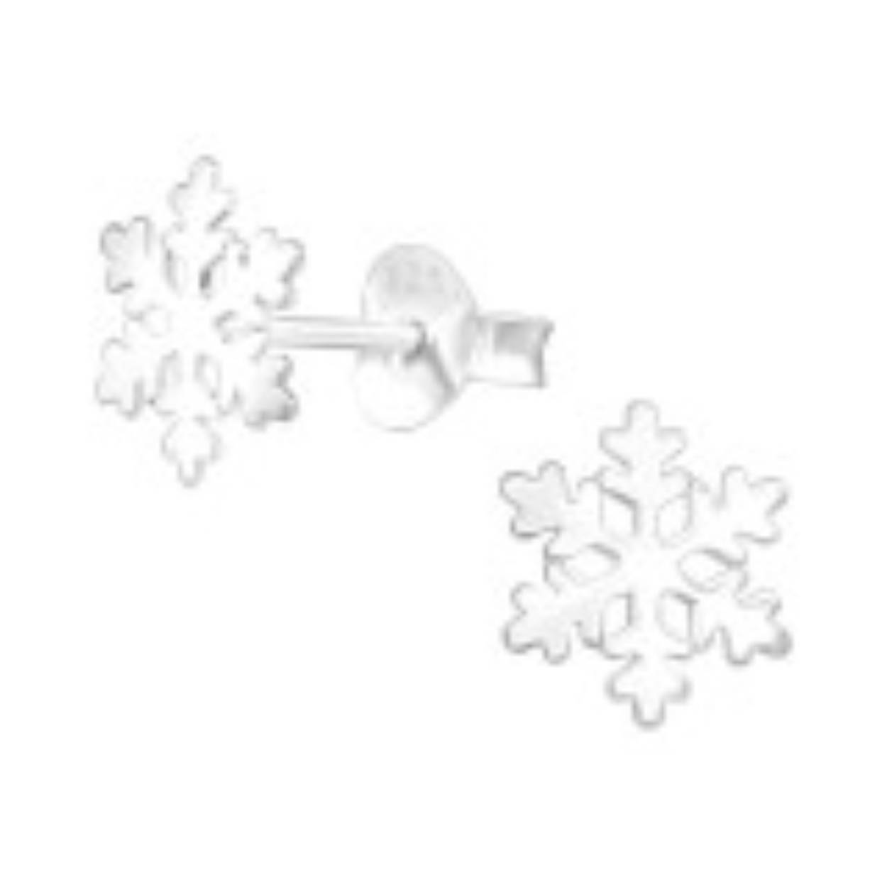 Zilveren oorstekers Sneeuwvlok | PCJW41524