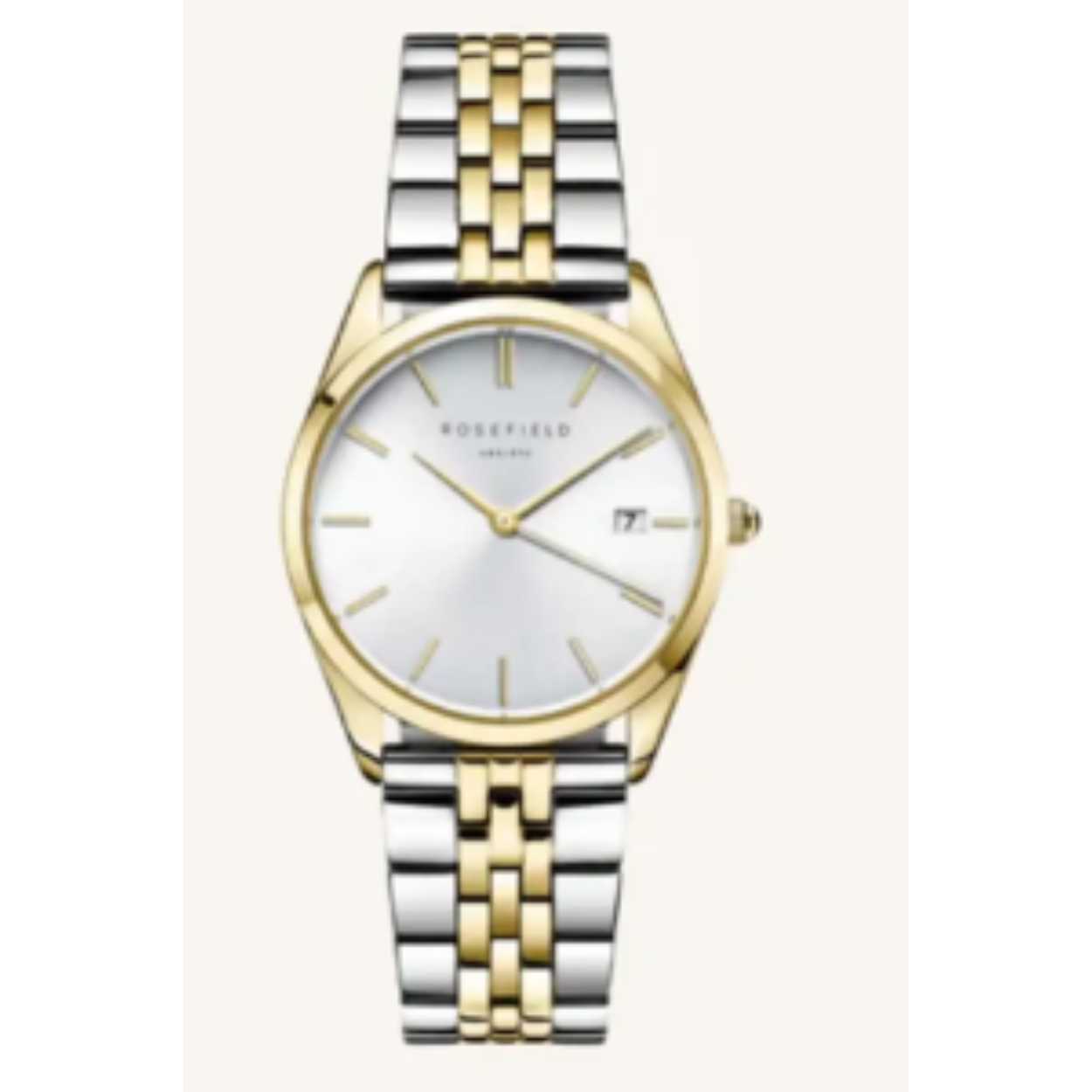 BICOLOR ROSEFIELD DAMES POLSHORLOGE ACSGD-A01