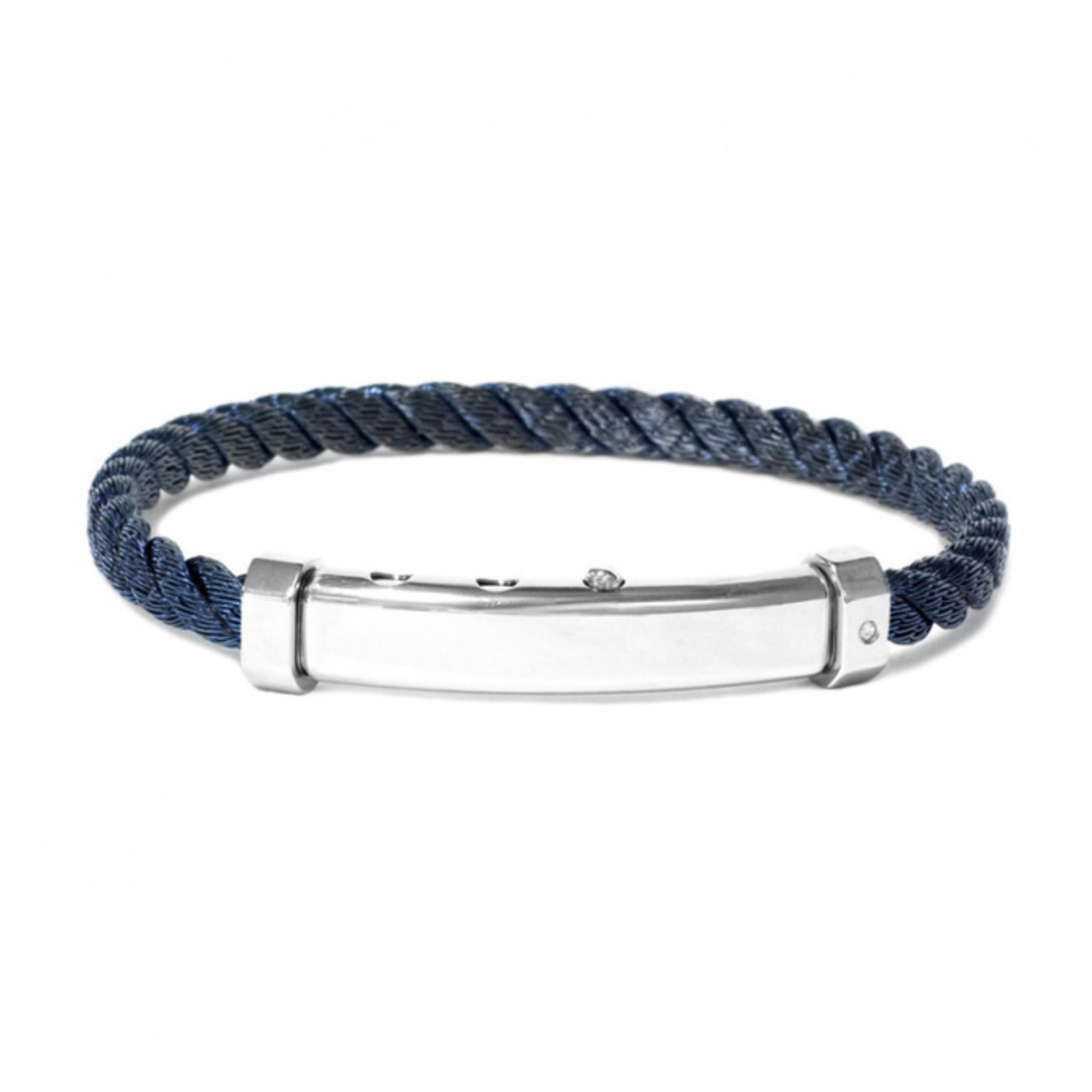 19cm s.steel/diamond bracelet BR-CORDA08S
