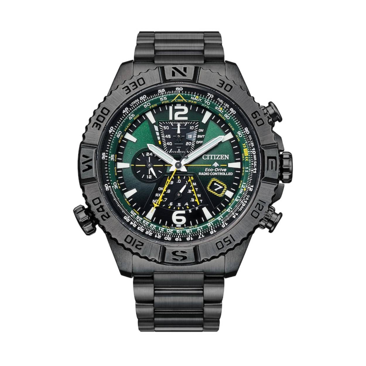 Citizen - Promaster Navihawk Cal. H804. 200m WR. Saffierglas. Radio Controlled - AT8227-56X