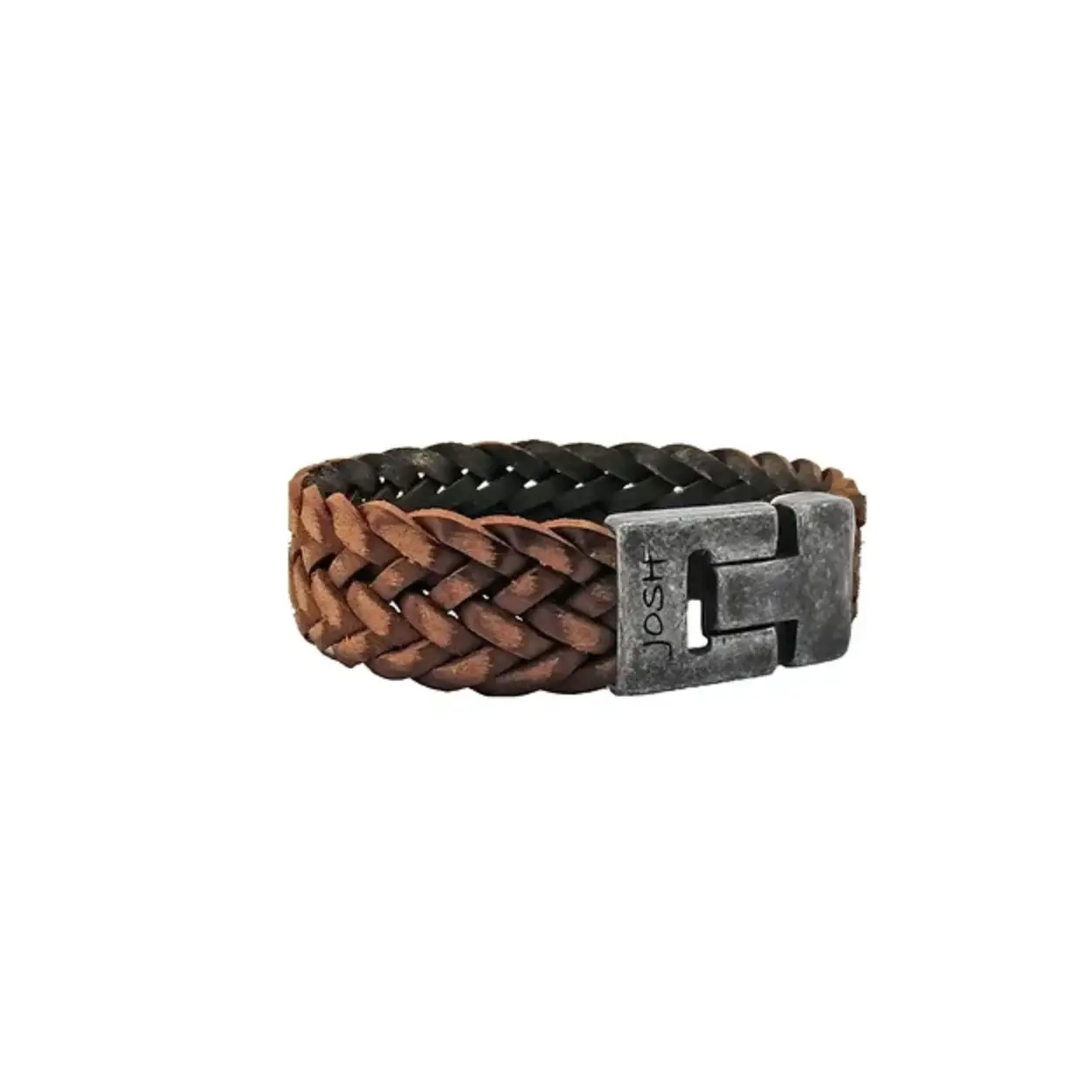 De Josh heren armband is een stoere en stijlvolle armband met een krachtige, mannelijke uitstraling. Deze armband is uitgevoerd in bruin leer en afgewerkt met roestvrijstalen details, wat zorgt voor een robuuste en tijdloze look.

Met een lengte van 23 cm is deze armband ideaal voor de gemiddelde tot iets bredere herenpols. Het hoogwaardige leer en de stevige sluiting zorgen voor comfortabel draaggemak en duurzaamheid, perfect voor dagelijks gebruik.