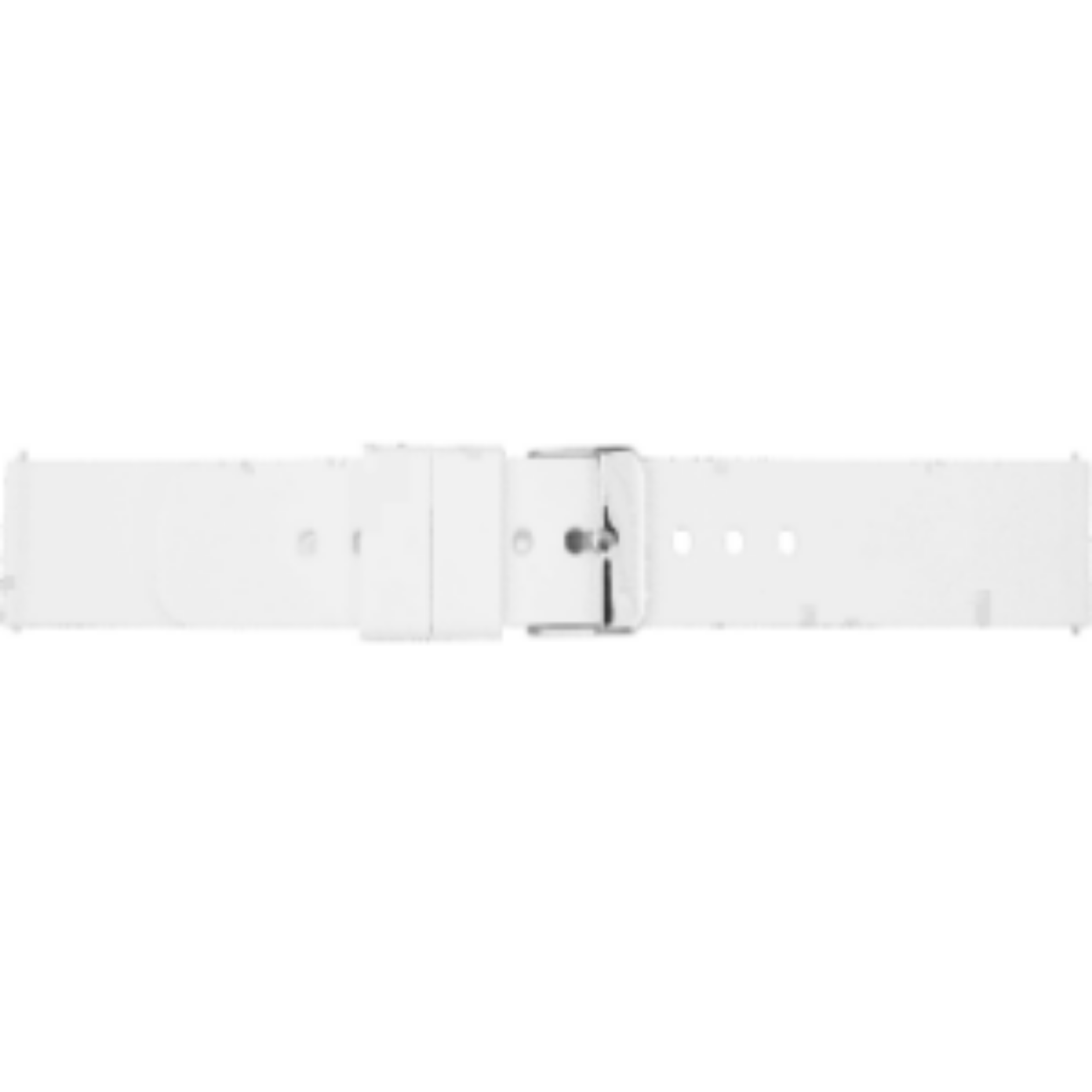 horlogeband 894 wit silicone met quick release sluiting 22mm