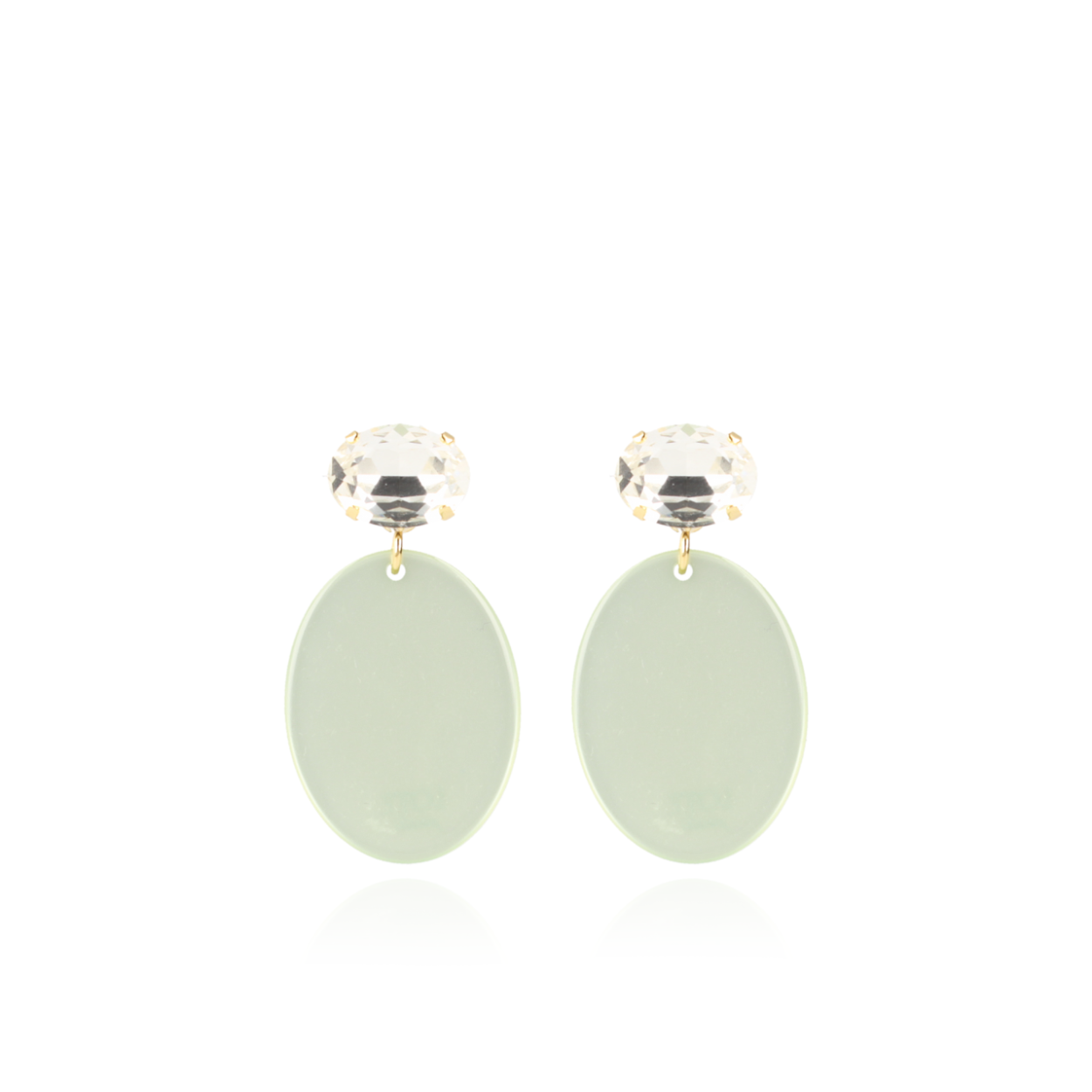 Closed Oval S - Pastel Mint