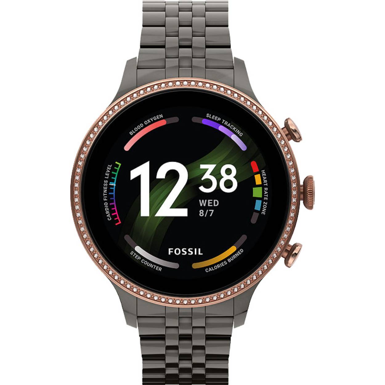 Stijlvolle Fossil Smartwatch met slimme functie. Geschikt voor Android en IOS
