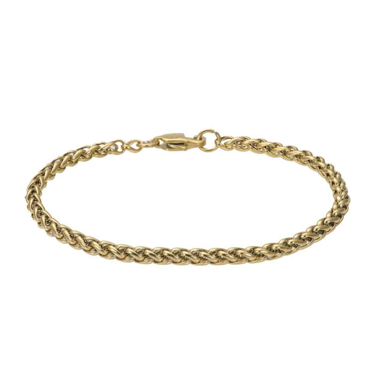 De iXXXi Men armband Round Chain is gemaakt van stainless steel. Het design van de armband bestaat uit een ronde schakel die gevlochten aan elkaar bevestigd zijn.