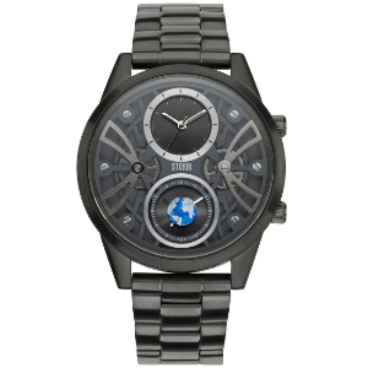 De STORM Globe-X is gemaakt om dit seizoen de baas te worden. Dit dual-time horloge heeft een ingewikkelde meerlaagse detaillering en is waterdicht tot 50 meter. Met een wereldbol als tweede uurwerk neemt de Globe-X tijd over voor nieuwe dimensies. Dit is het perfecte horloge voor elke gelegenheid