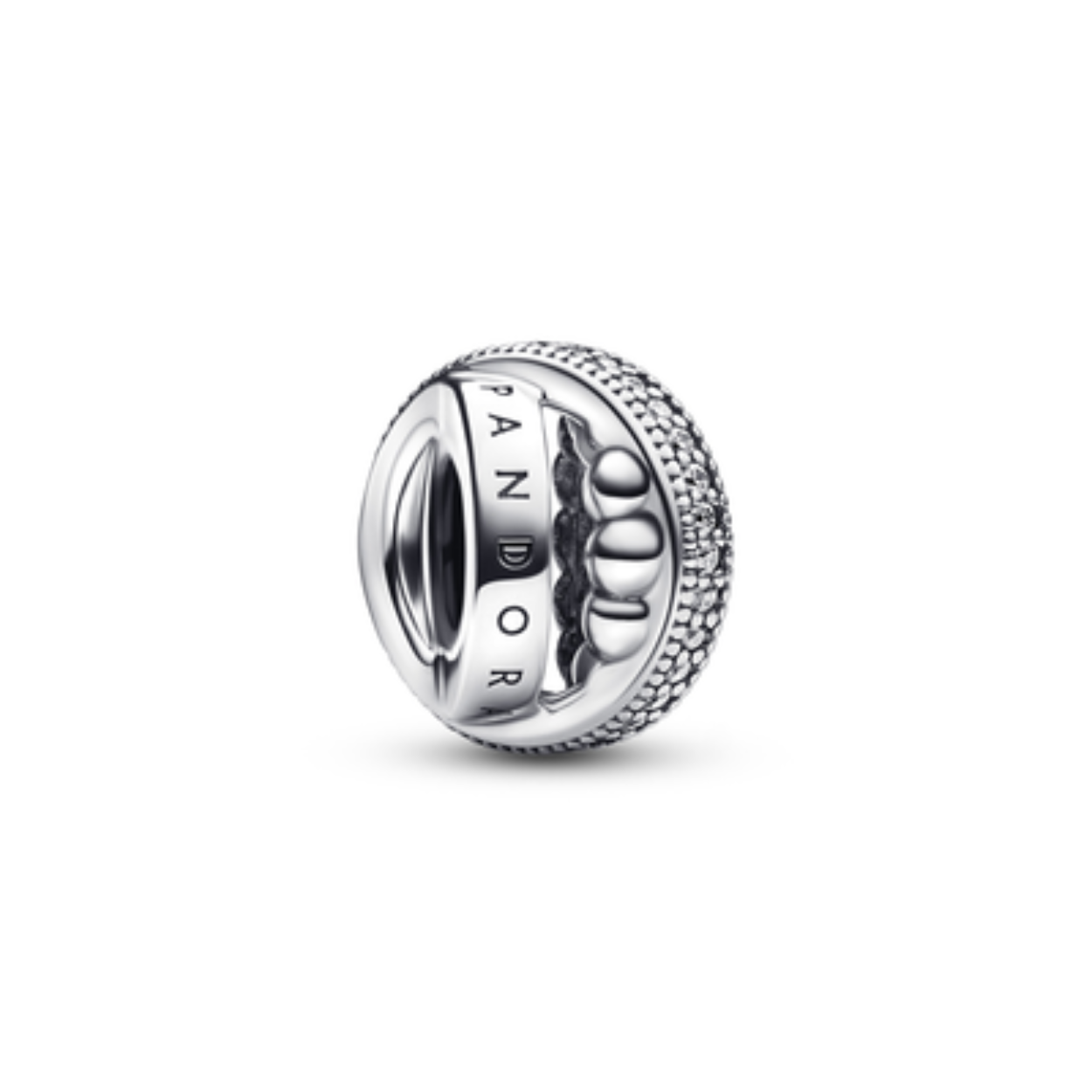 Pandora Charm zilver met logo 792317C01