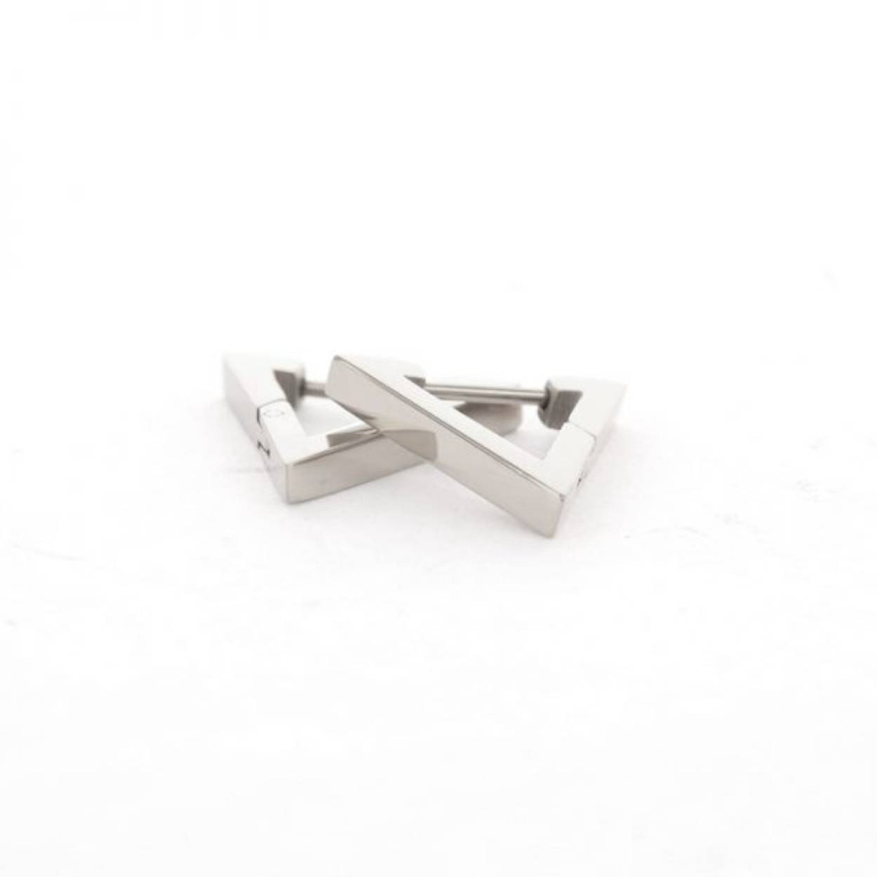 Kalli geomatric oorringen Stainless steel