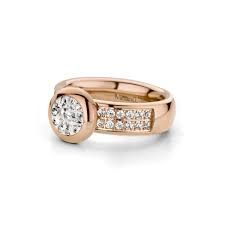 Melano vivid vicky cz ring - rosekleurig - dames - maat 50