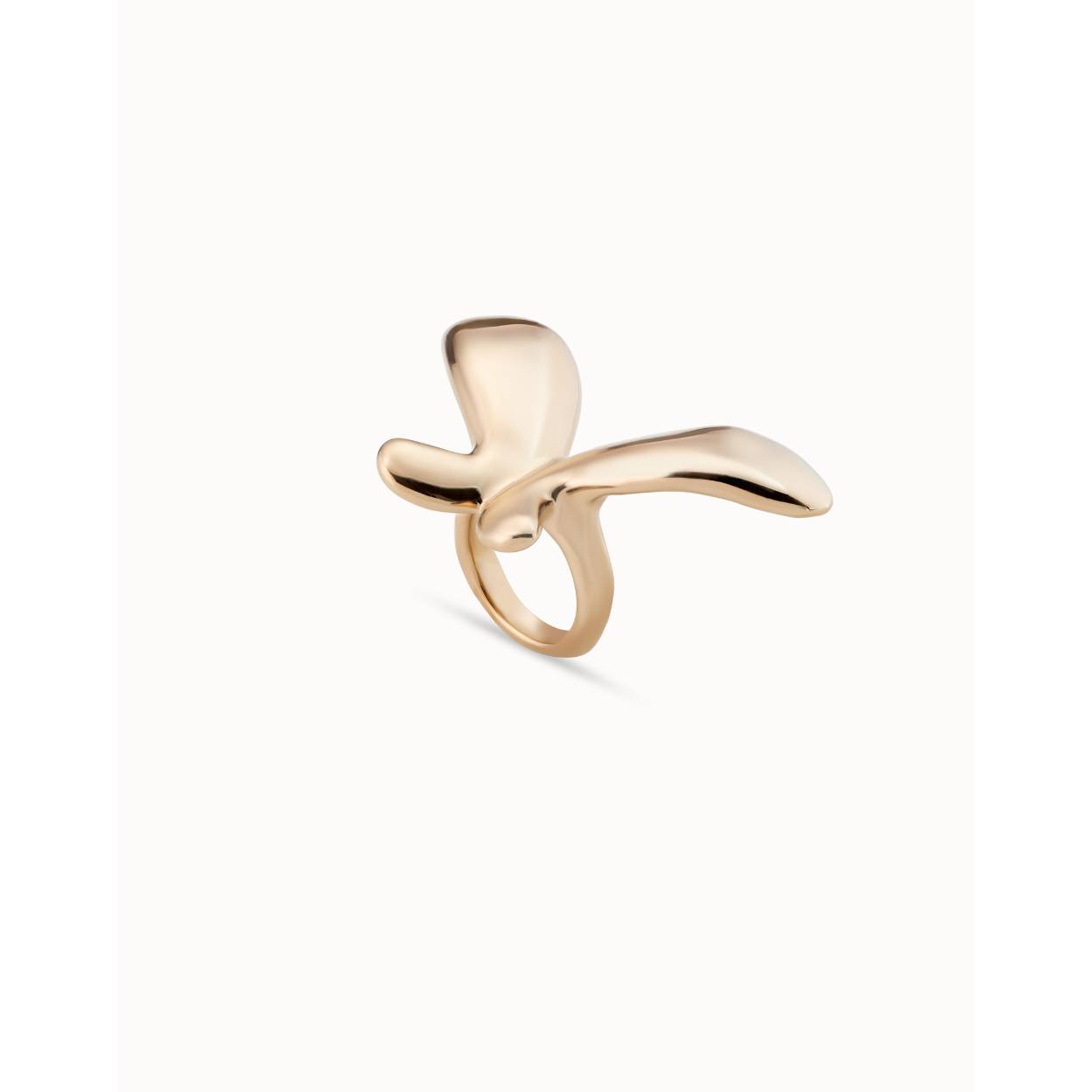 Dit is een ring van het merk UNOde50 in de maat 55.
