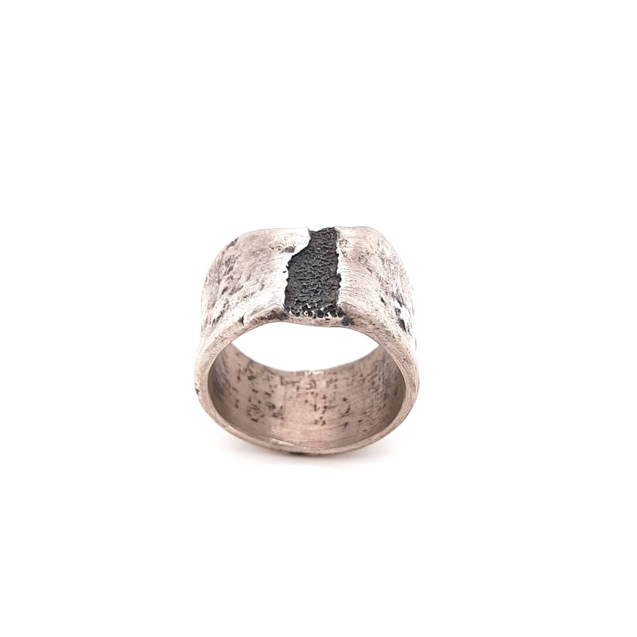 zilveren ring mat