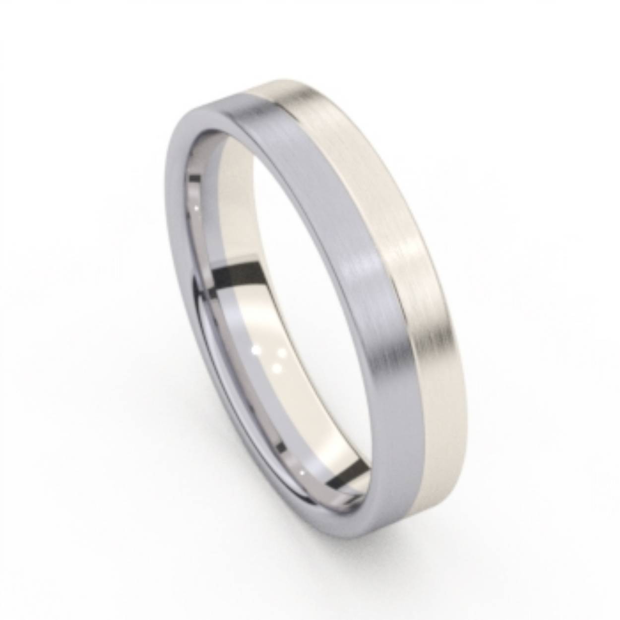 Relatiering 18K Naturel witgoud, Palladium
