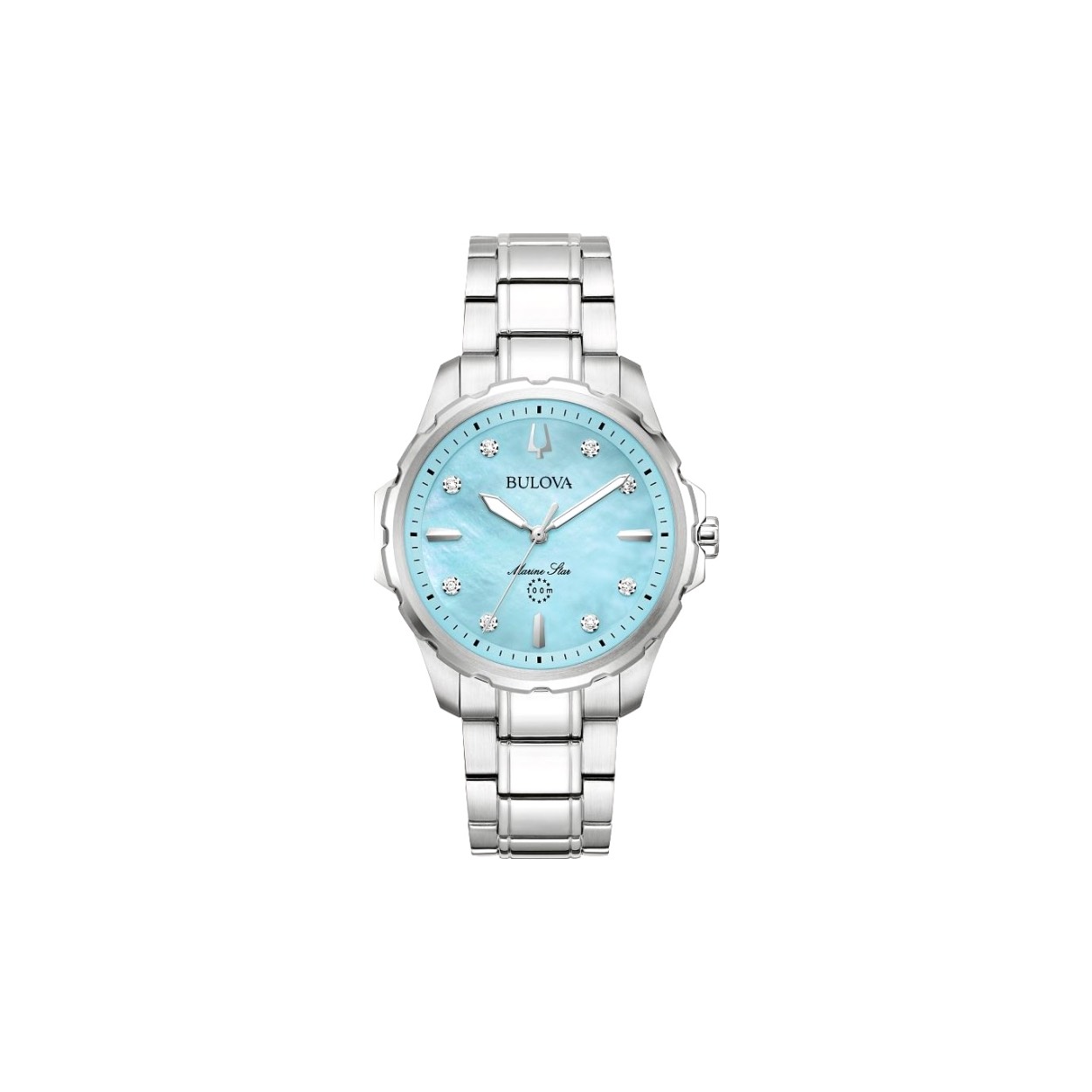 BULOVA96P248 10bar Steel Sapphire screw case