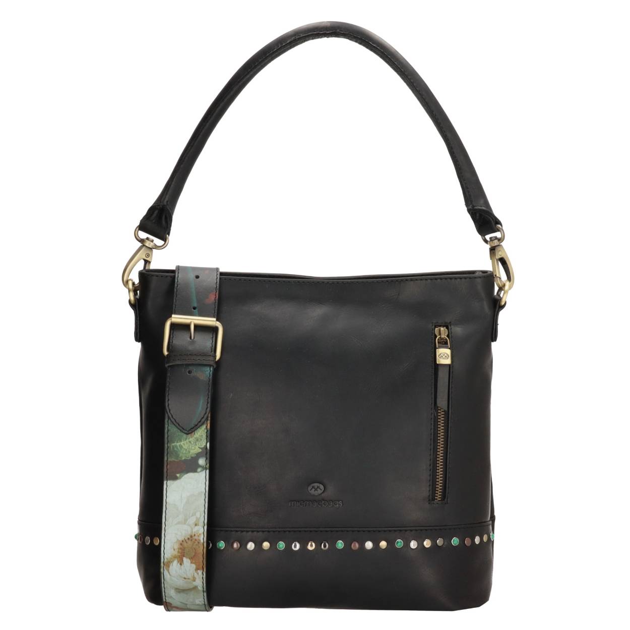 Twee stijlen in één met deze shopper uit de Masterpiece collectie van Micmacbags! Je kunt de tas namelijk aan het enkele, afneembare handvat dragen óf over de schouder aan de brede, afneembare en verstelbare schouderband met toffe print! In het hoofdvak van de tas, dat sluit door middel van een ritssluiting, bevinden zich een insteekvak en ritsvak. Zo zijn al je (kleine) spullen veilig. Daarnaast heeft de tas op de voorzijde een extra vakje met ritssluiting. Voor welke look ga jij? 

De Masterpiece collectie van Micmacbags is geïnspireerd op het kunstwerk 'Bloemen en een horloge van de stillevenschilder Abraham Mignon. Met de Masterpiece collectie wordt een stukje kunst aan jou doorgegeven! De tassen en portemonnees zijn gemaakt van onze cow pull up, een sterke leersoort die alleen maar mooier wordt door het te gebruiken.

De eigenschappen van deze shopper zijn: 

Voorvak met ritssluiting
Hoofdvak met ritssluiting
Insteekvak
Ritsvak 
Brede, afneembare en verstelbare schouderband met print
Enkel, afneembaar handvat in de kleur van de tas 