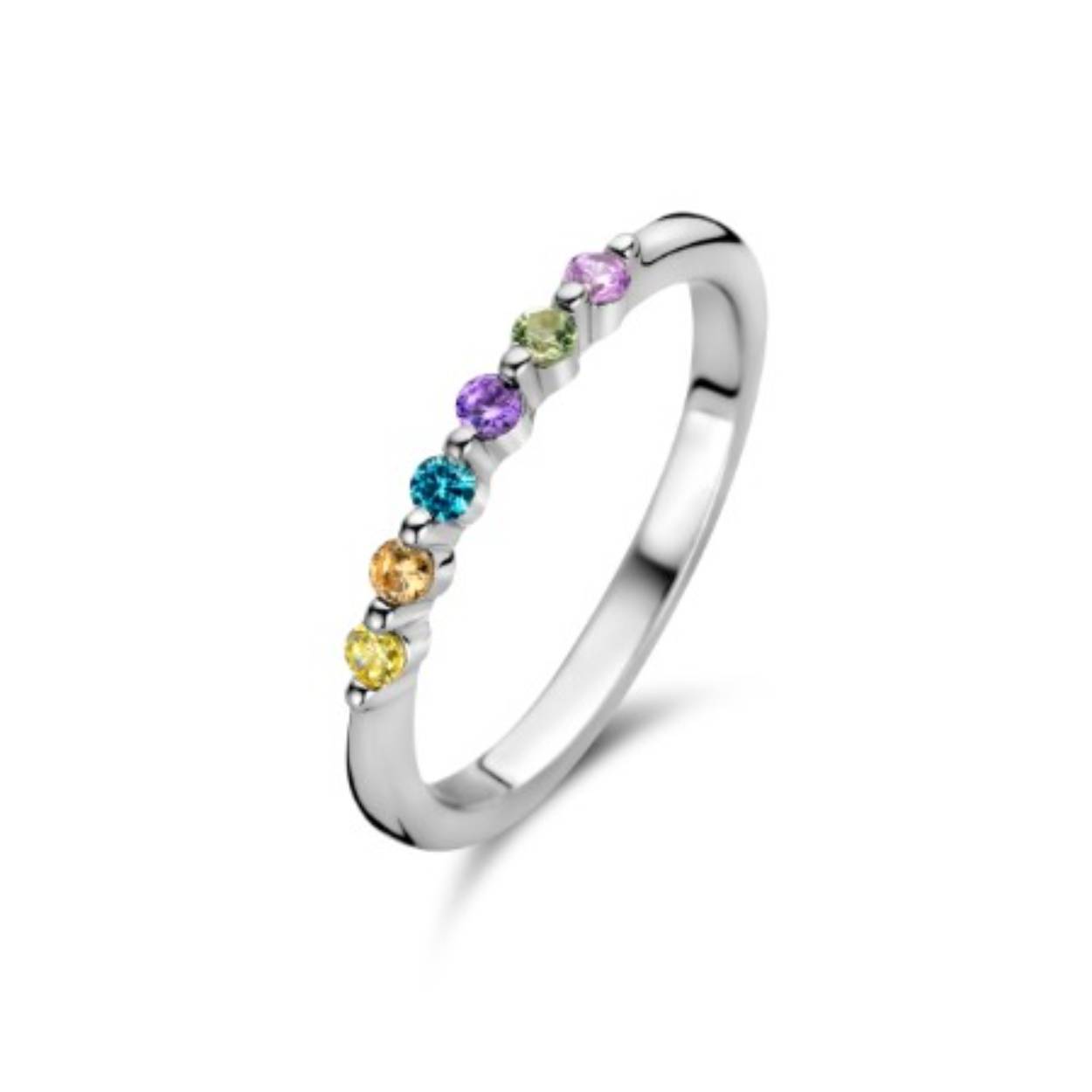 Rosa di Luca zilveren ring met zirkonia maat 56