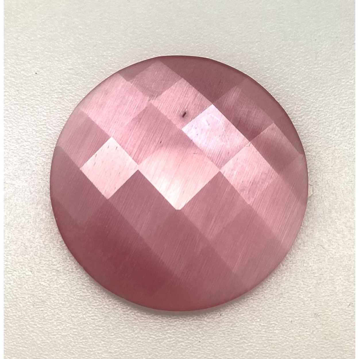 Pastel pink facet