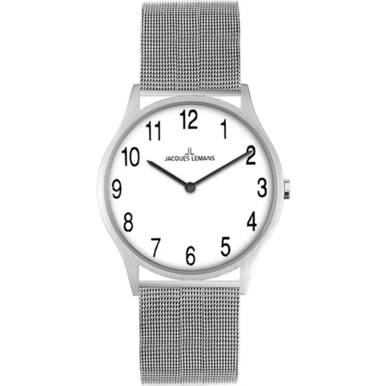 Dit dameshorloge is van het merk JACQUES LEMANS. Het is een horloge met een band gemaakt van Milanees. De diameter van de kast is 29 mm.