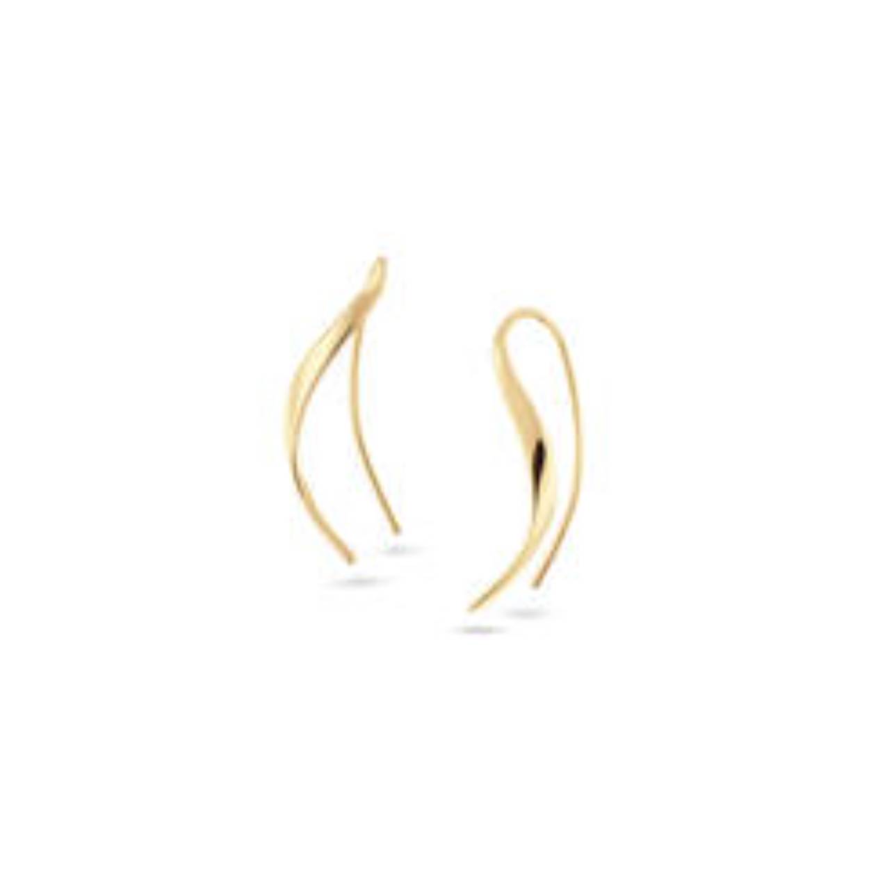 Fan van statement oorbellen? Dan zijn deze 14k gouden oorbellen echt iets voor jou! De oorbellen vallen op door hun unieke en geometrische vorm.
