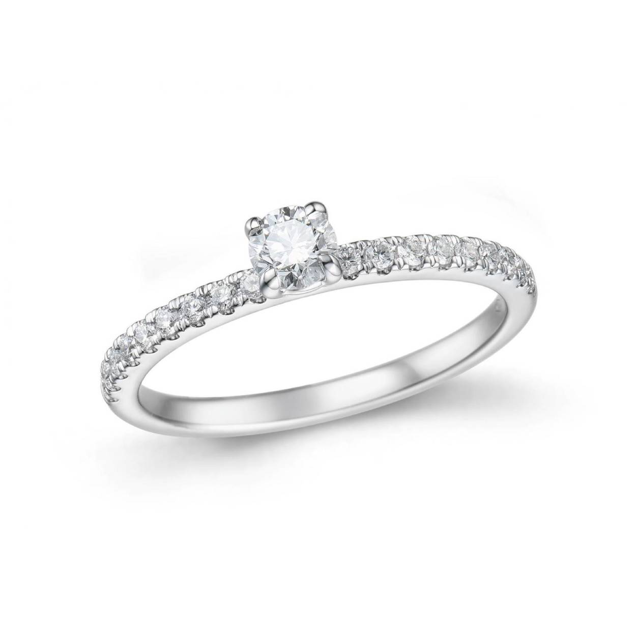 Ring goud 18kt met diamanten