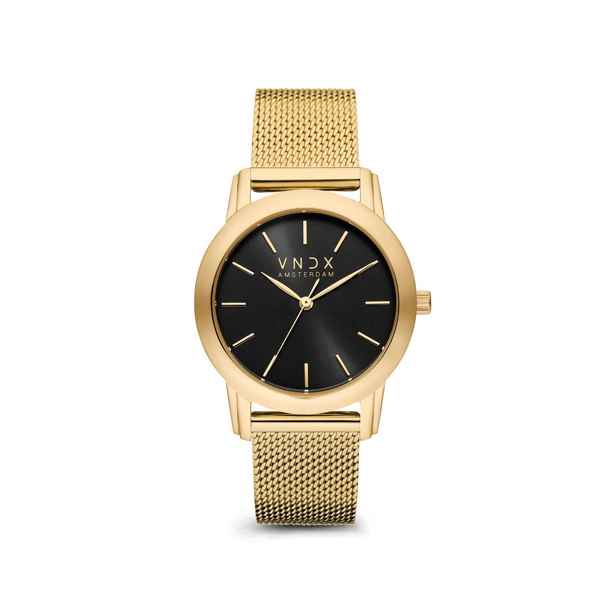 Ben jij op zoek naar een timekeeper? Of ben je op zoek naar de perfecte combinatie tussen goud en zwart? Dan is dit horloge waar jij naar op zoek bent. Deze elegante City Chick geeft je iets om voor te gaan. Geniet van de levendigheid van de stad terwijl je naar je favoriete muziek luistert en droom weg met die perfecte latte in je favoriete koffiebar. Never too late.