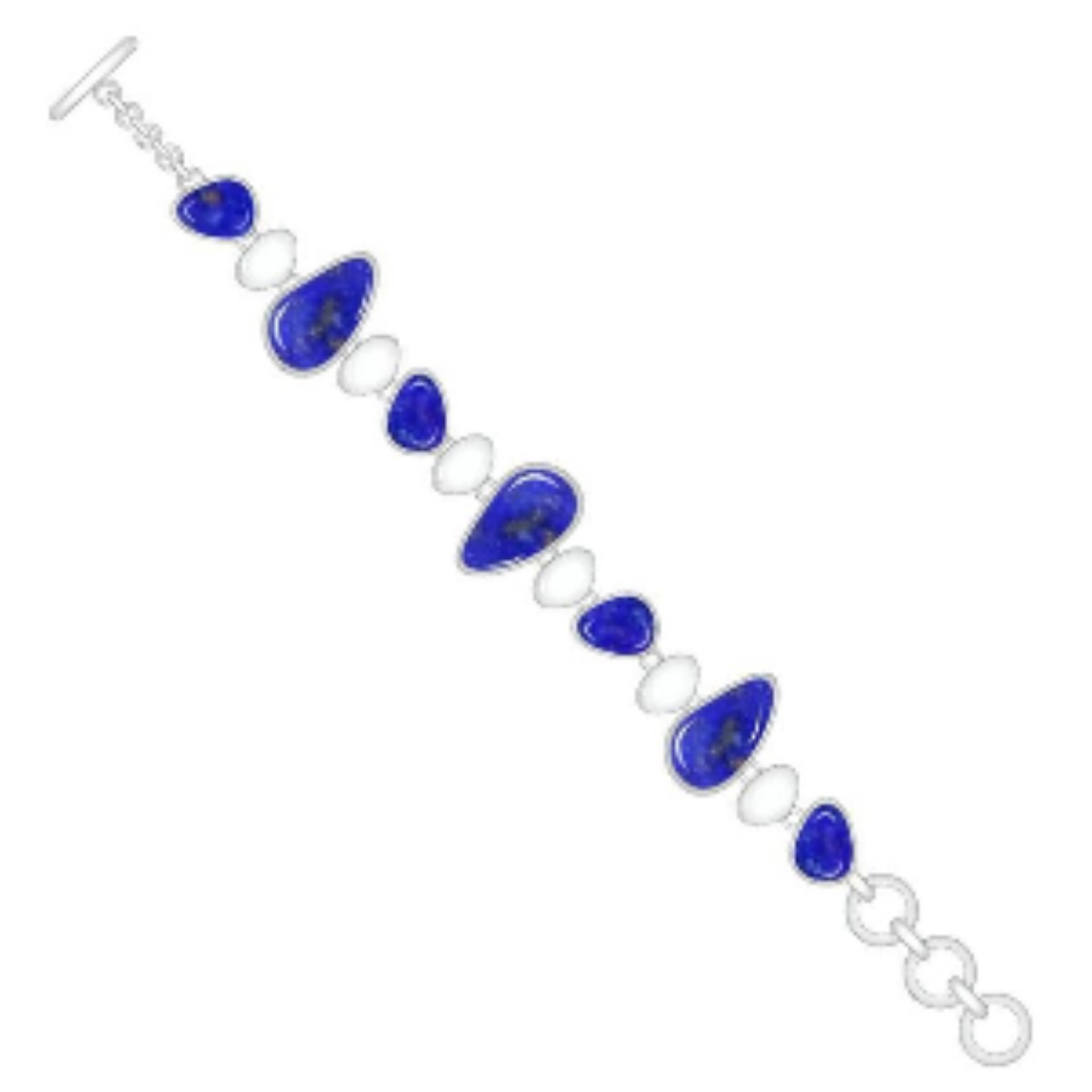 MY iMenso Eterno "Callisto lapis" bracelet (925/rhod-plated)