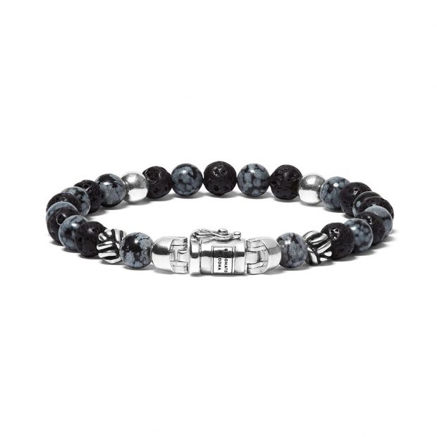 Buddha to Buddha Spirit Bead Mini Snowflake Armband