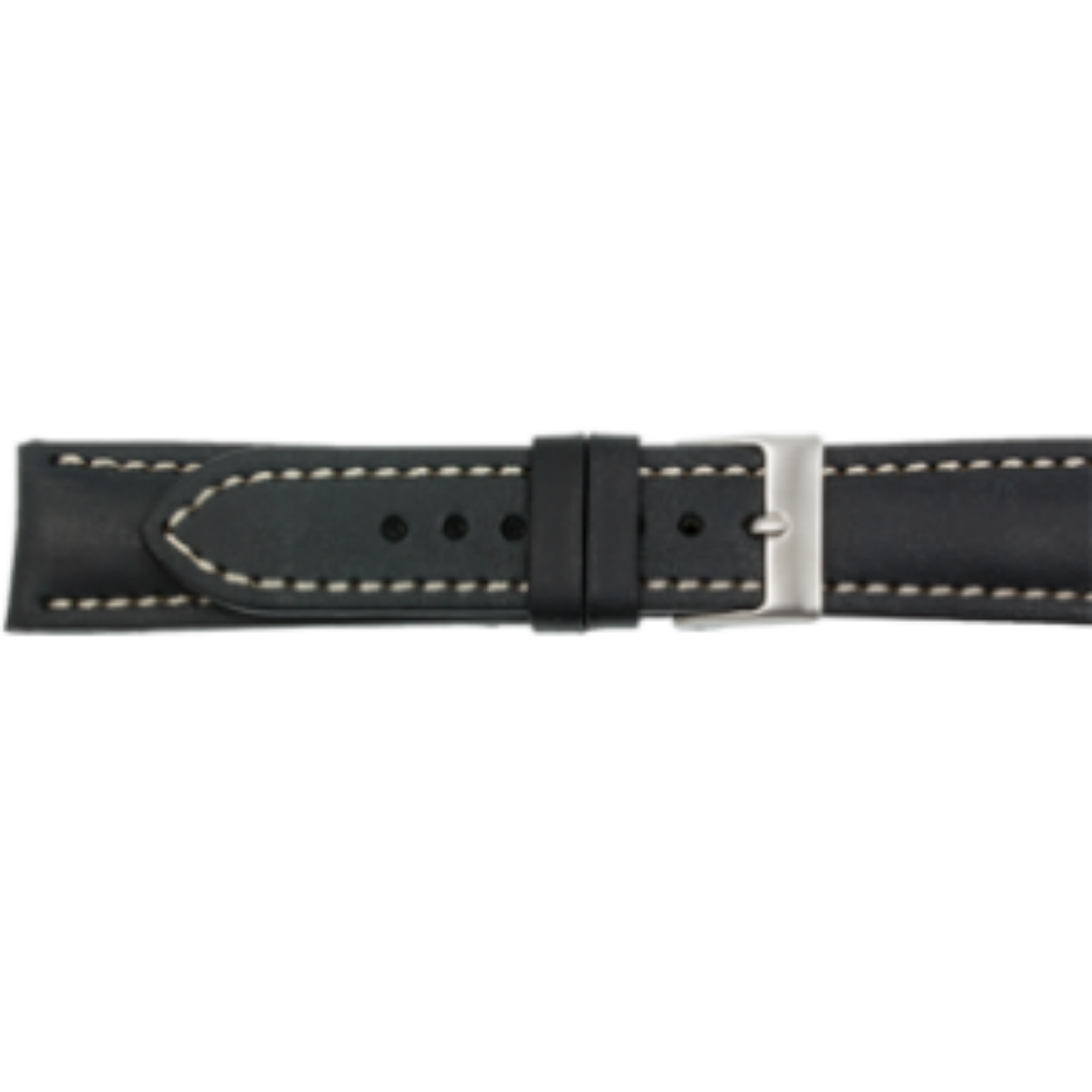 horlogeband 18mm zwart