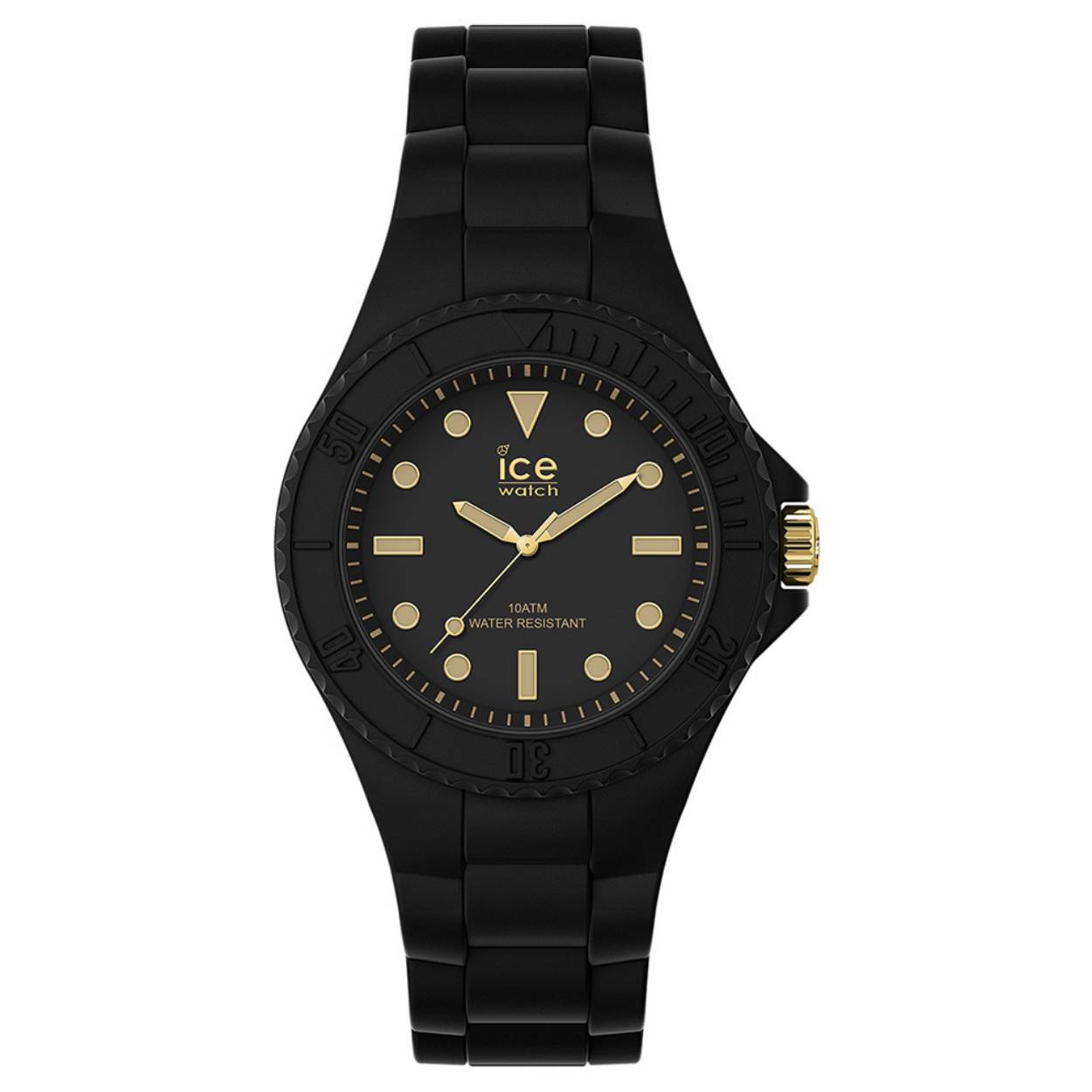 Dit trendy dames Ice-Watch IW019143 horloge beschikt over een quartz uurwerk en een prachtige zwarte band. De kleur van de ronde kast van dit dameshorloge is zwart. Het glas van dit horloge is gemaakt van sterk mineraalglas. Dit prachtige horloge van Ice Watch is gemaakt van siliconen. De wijzerplaat is zwart.