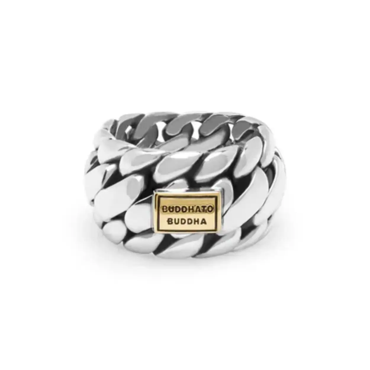 846 maat 17 Ben Limited Ring silver 14 krt gold
