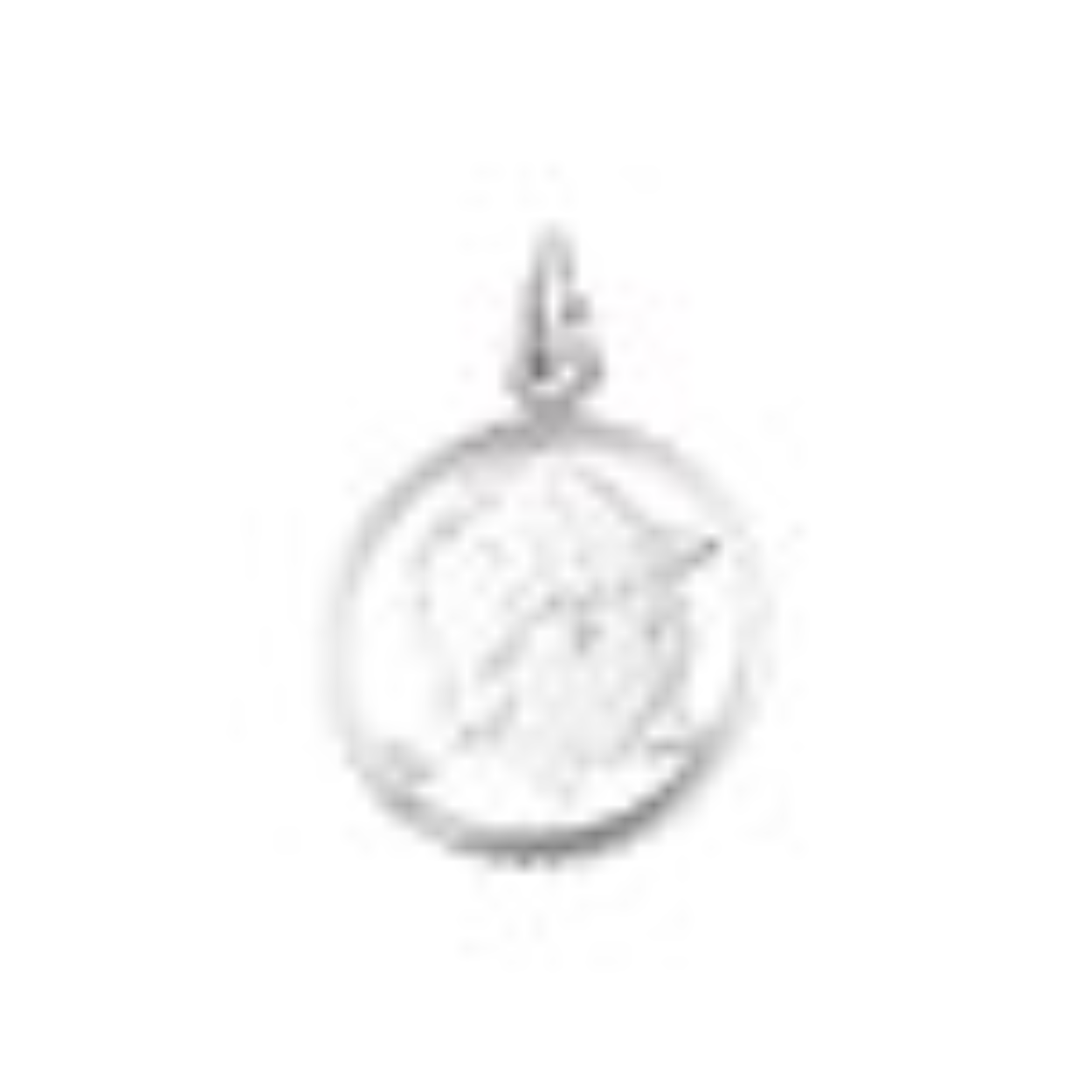 Zilver kinderhoofd bmeisje met rand