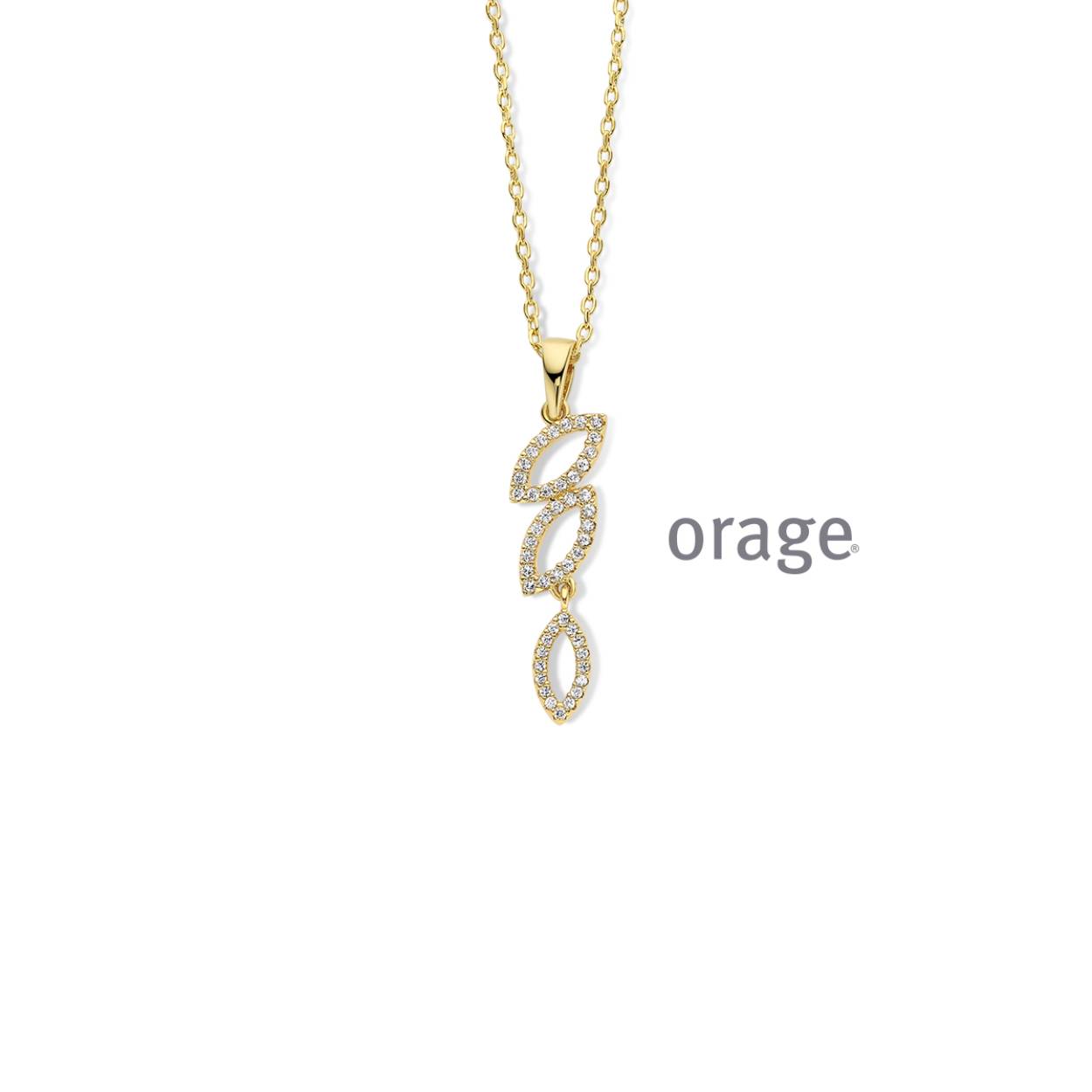 Orage Collier Verguld