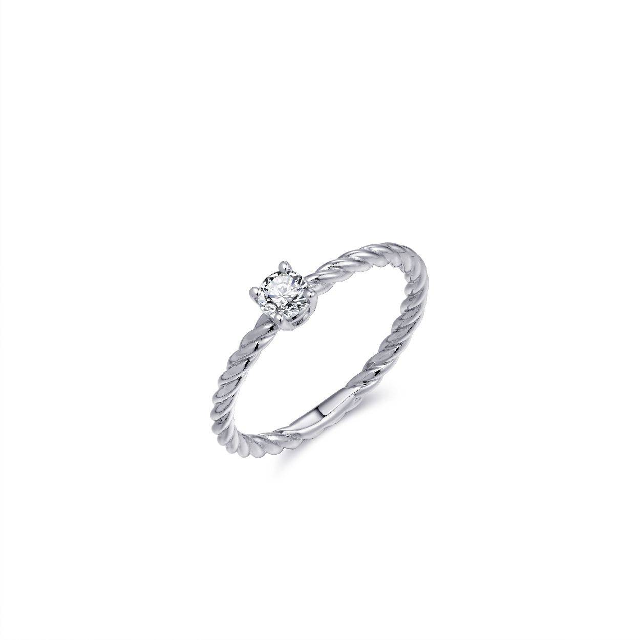 ring zilver gisser zirkonium