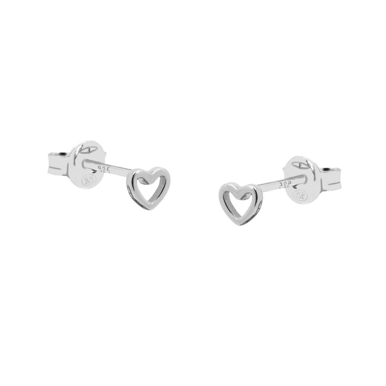 Karma Symbols Open Heart Silver