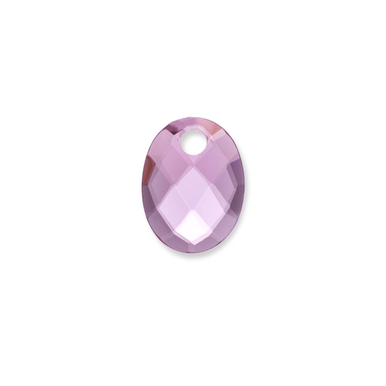 Sparkling Jewels hanger Medium Oval Aubergine Quartz