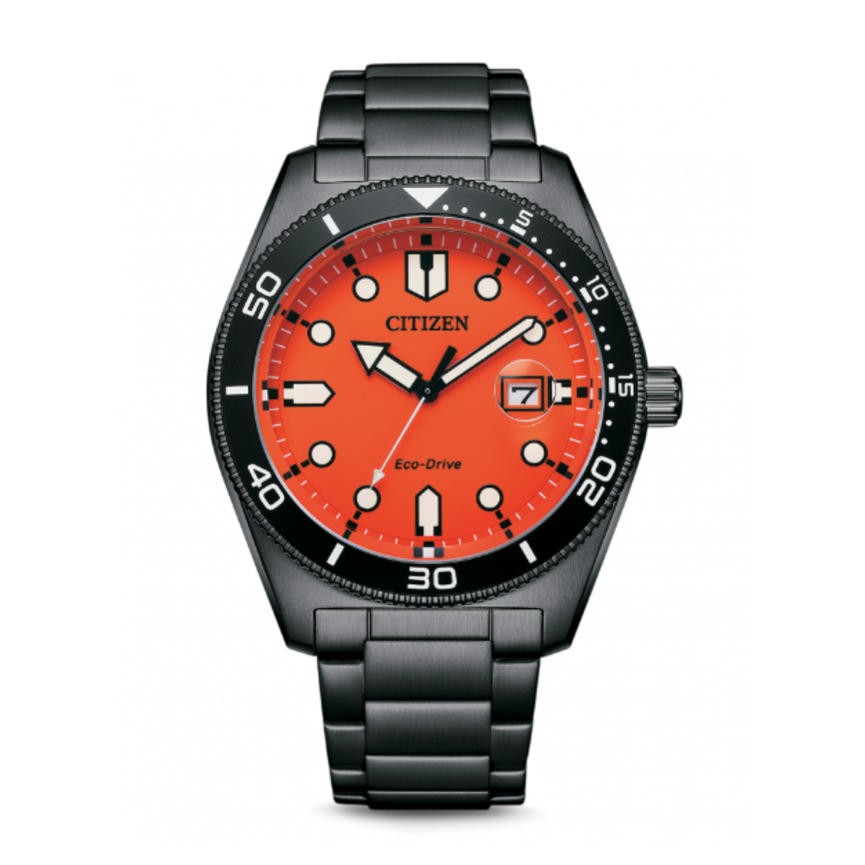 Dit Citizen horloge heeft een kast gemaakt van Roestvrijstaal met een diameter van 43 mm en is voorzien van een metalen band. In de kast bevindt zich een Citizen kwaliteitsuurwerk en is afgewerkt met Mineraalglas.

Het horloge is 10ATM. Dit betekent dat het horloge geschikt is om mee te zwemmen. Verder wordt het horloge geleverd met 2 jaar garantie.