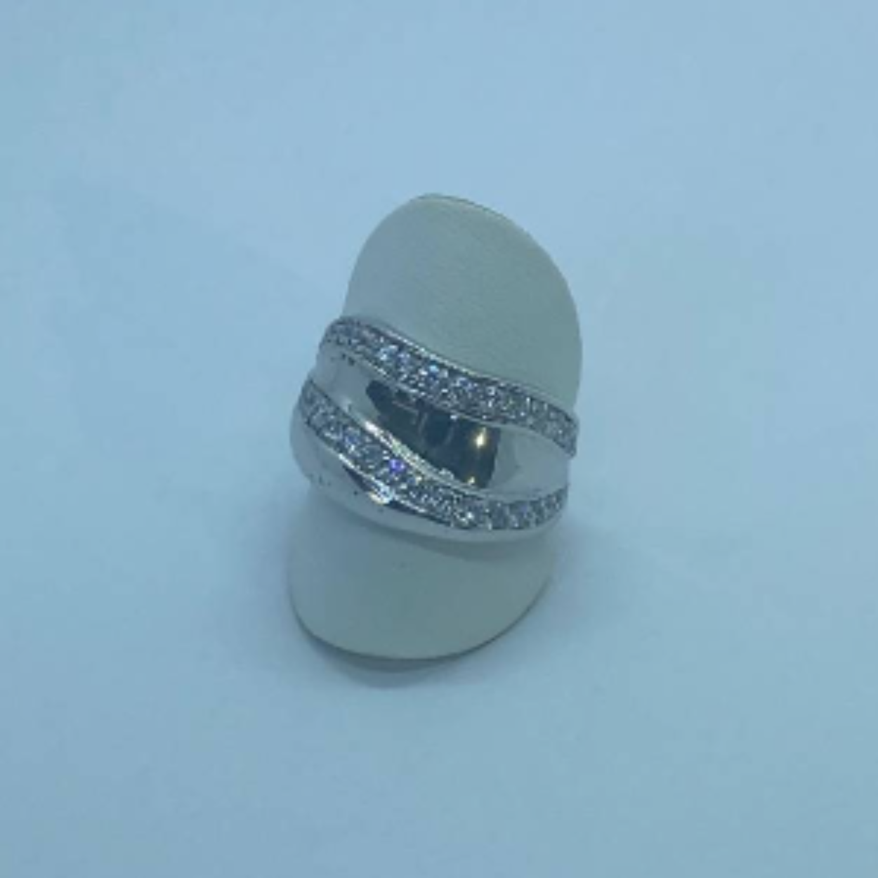 Rosa di Luca - Zilveren ring met zirkonia 