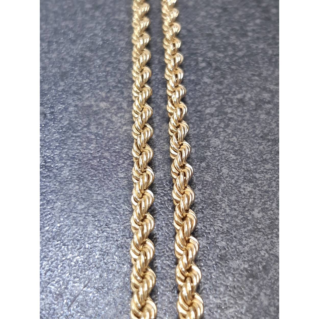gouden ketting18kt 60 cm