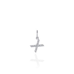 Letter X zilver