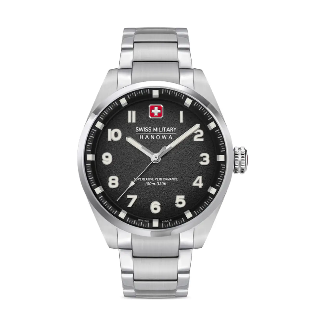 Swiss Military Hanowa horloge, Greyhound staal/grijs