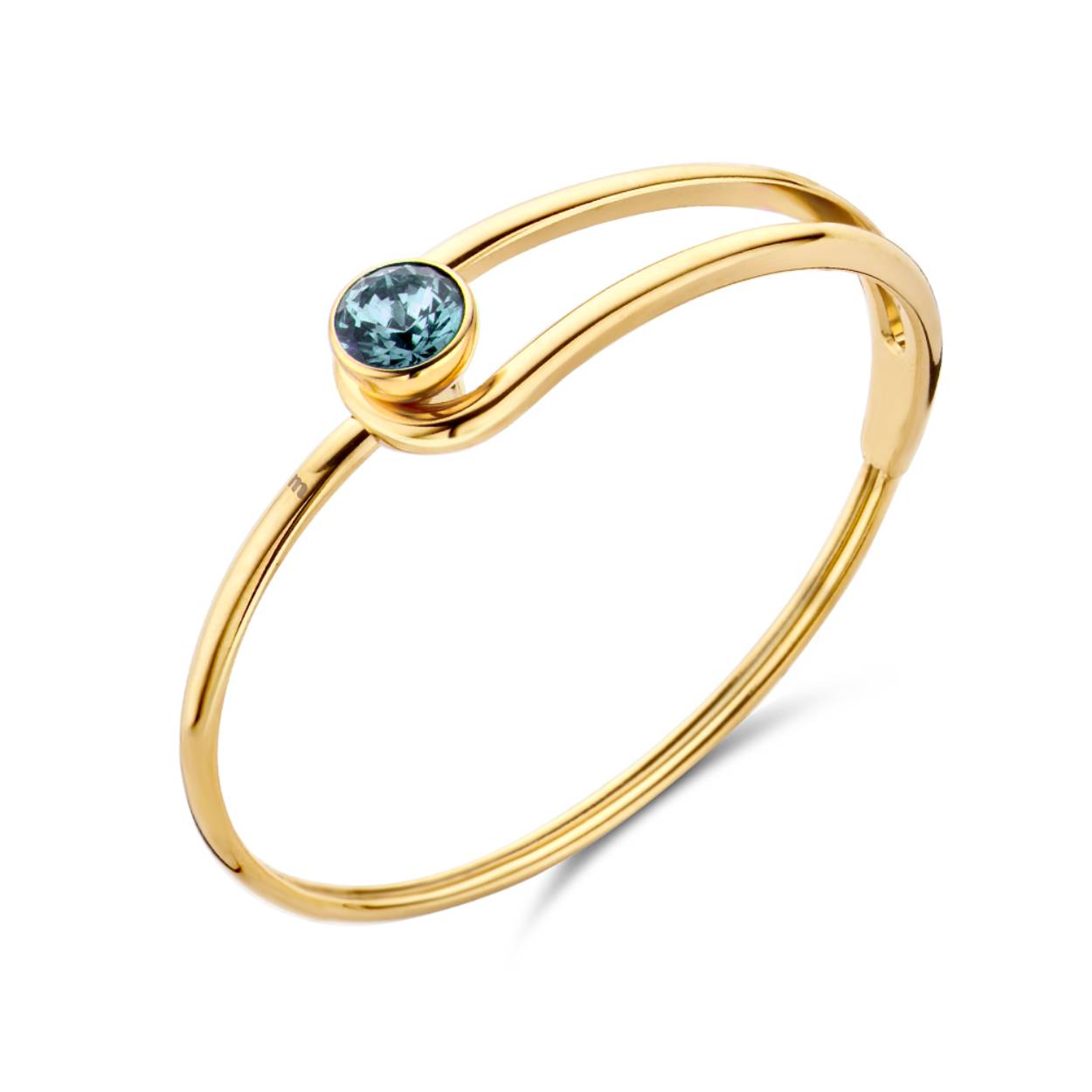 Melano twisted taya armband - dames - goudkleurig - maat medium
armband met verwisselbare stenen, armband wordt geleverd zonder steen
