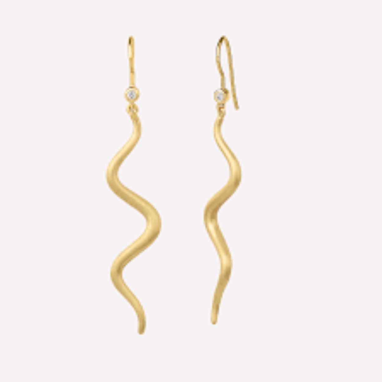 zilver vergulde oorhanger 