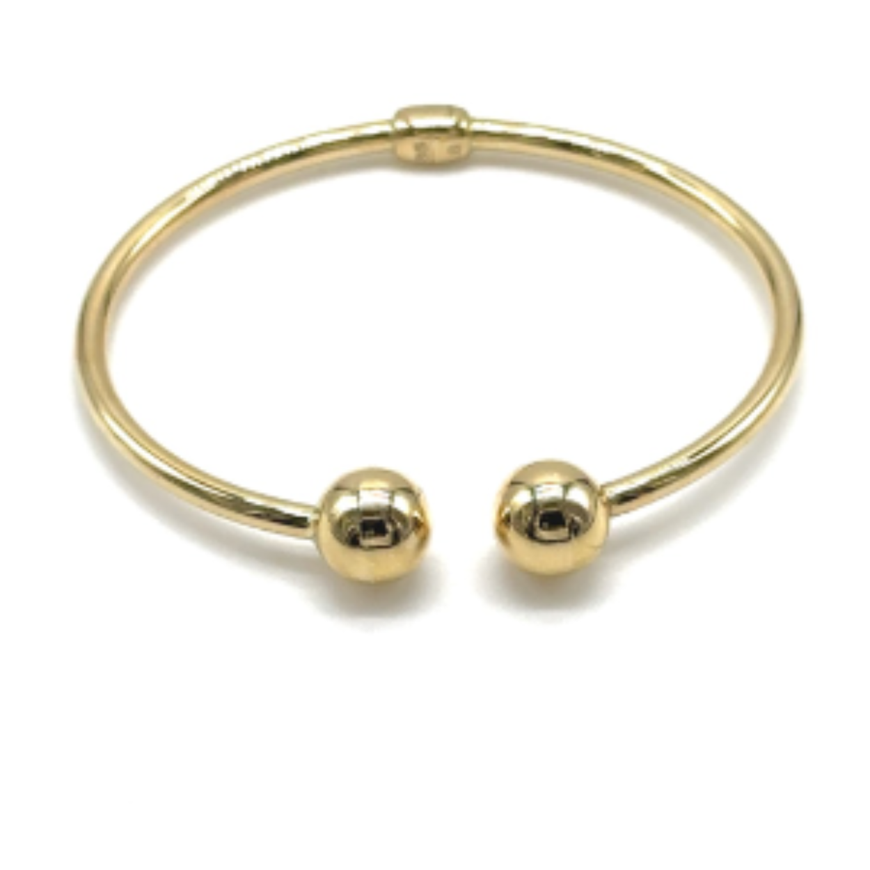 14k gouden solide boei bangle. diameter 59/ ca 7.4 gram 