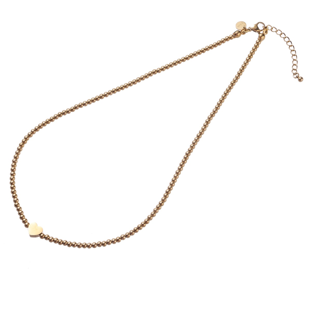 Chunky Heart Necklace - 14K