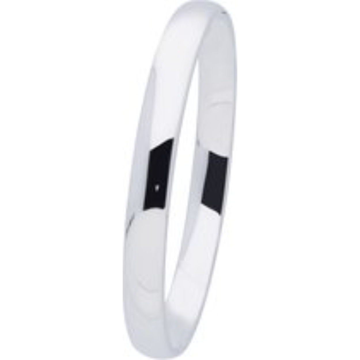 Dit is een armband van het merk Glow
Zilveren bangle ovaal massief.