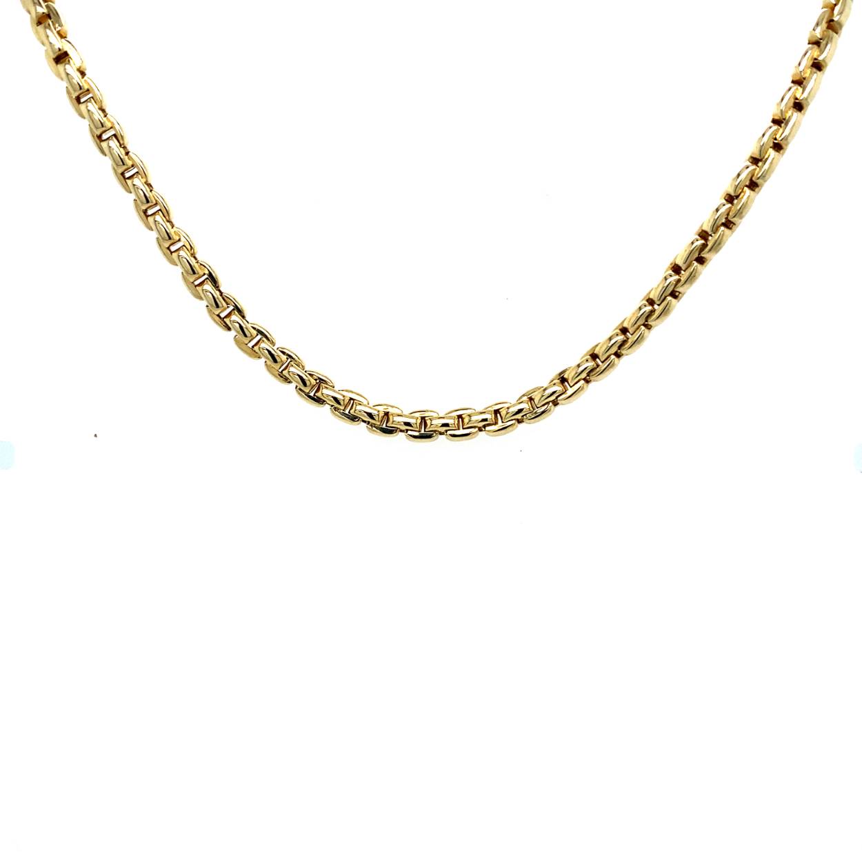 witgoud collier 45cm 3.5mm rond venetiaans
