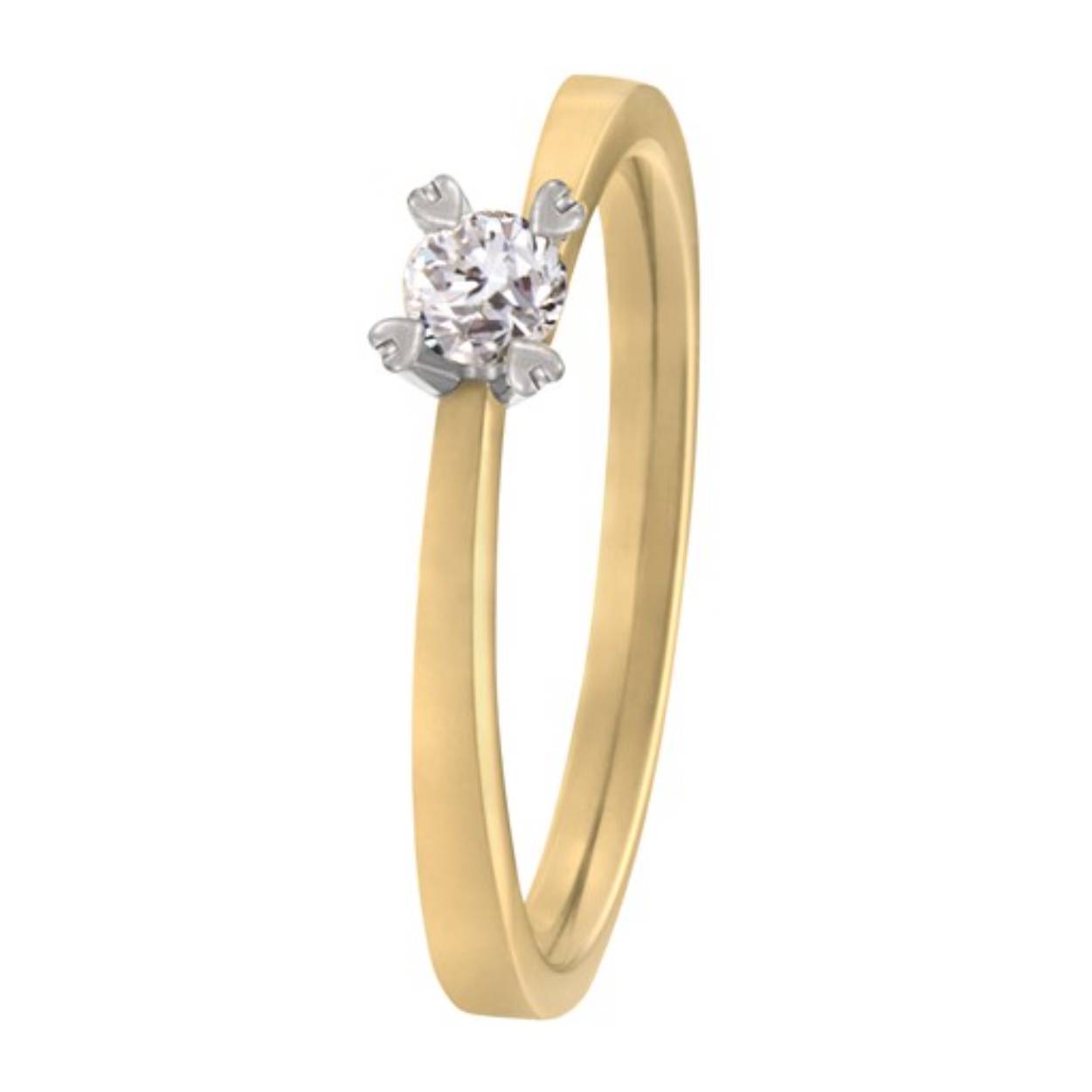 Uit het Nederlandse Atelier Aller Spanninga komt deze 14 karaats gouden solitair ring.
De 0.10 caraat natuurlijke diamant is van VVS Top Wesselton kwaliteit en is gezet in een witgouden chaton.
Deze ring is bestelbaar in verschillende ringmaten of in rood of witgoud.
Tevens is de ring op verzoek ook te vervaardigen met 0.15 ct. of 0.20 ct. Diamant

Zeer geschikt voor een huwelijksaanzoek, tijdloos geschenk of als schitterend cadeau voor uzelf.

Wij raden aan een zetting één á tweemaal per jaar te laten controleren.
Dit doen wij met alle liefde inclusief ultrasonisch reinigen geheel kosteloos, 
ook voor de sieraden die u niet bij ons heeft aangeschaft.