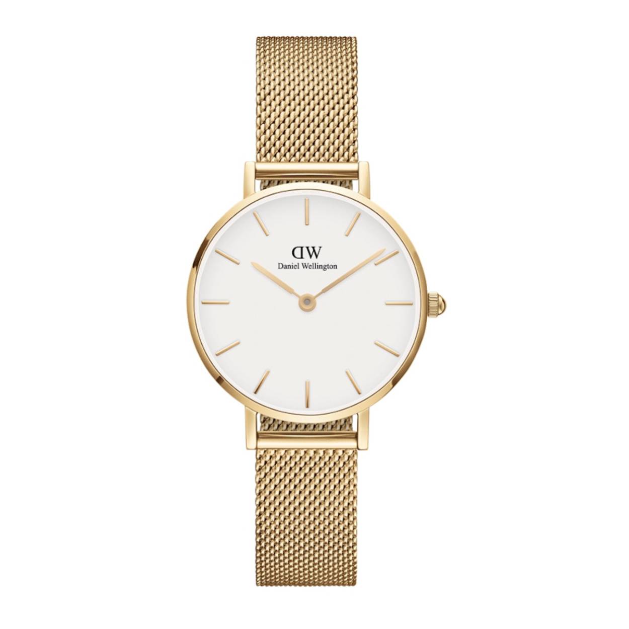 De Petite Evergold 28 is onze nieuwste toevoeging aan de Petite Collectie. Hij heeft een witte wijzerplaat en onze klassieke mesh band in een lichte goudkleur. Geef je look wat extra's met een delicaat kleuraccent dat prachtig past bij elke outfit.